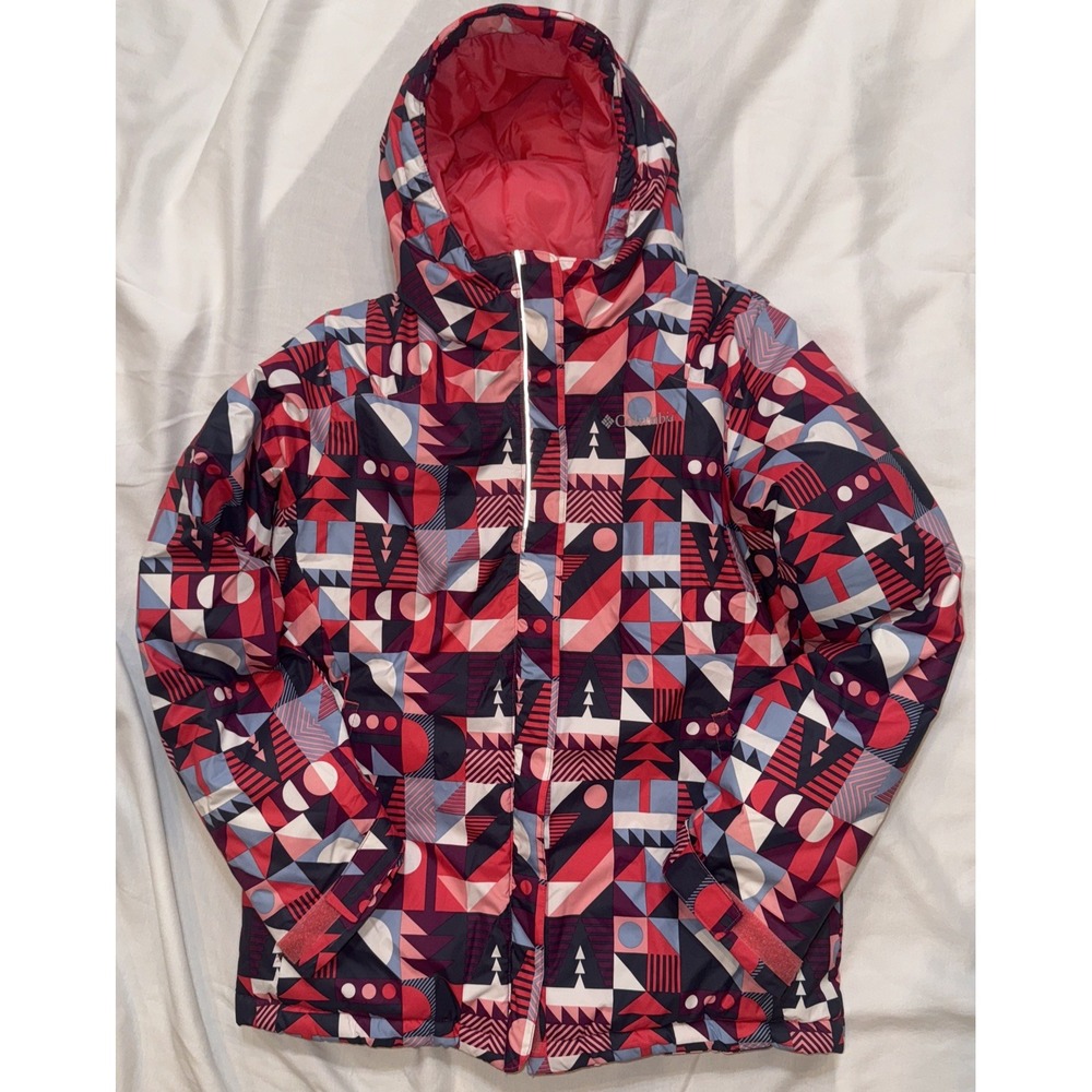 Columbia Girl's Horizon Ride Pink Insulated Jacket (size Large 14/16)
